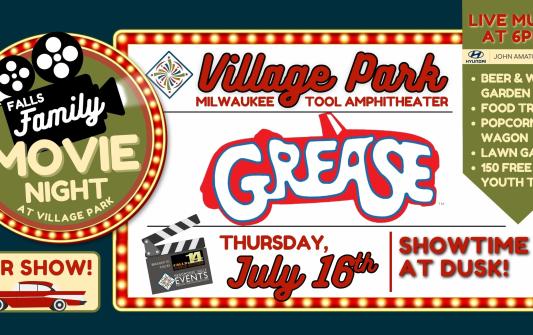 Milwaukee "Grease" FALLS FAMILY MOVIE NIGHT | Presented by WaterStone Bank